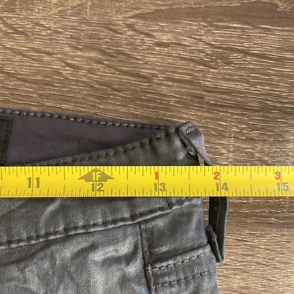 AG The Legging Ankle Super Skinny Wet Look Jeans 25R - Picture 8 of 13